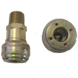 COUPLER 3/8" S/S MALE