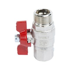 TRAIL LINK RED AIR TAP 1/2" M/F BALL VALVE