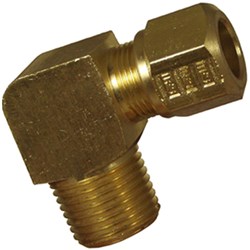 BRASS 90D A/B N/TUBE MALE CONNECTOR