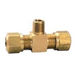 TEE MALE BRANCH 3/8" TUBE X 1/4"NPT X