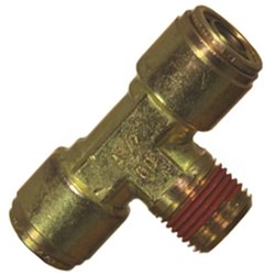 TEE BRANCH 1/4"NPT X 3/8" NYL