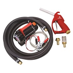 ALEMLUBE 12V DIESEL PUMP KIT WITH MANUAL NOZZLE