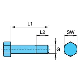 BOLT SHOCK ABSORBER BPW