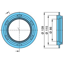 BPW SEAL CARRIER H90 ECO HD HARDENED
