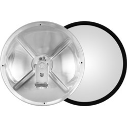 7" ROUND STAINLESS STEEL SPOTTER MIRROR