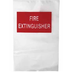 FIRE EXTINGUISHER CLEAR UV PLASTIC COVER - LARGE