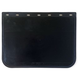 18" DROP X 24" WIDE BLACK MUDFLAP