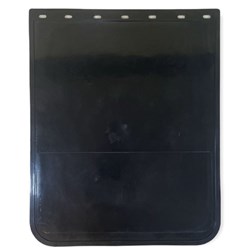 30" DROP X 24" WIDE BLACK MUDFLAP