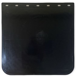 24" DROP X 24" WIDE BLACK MUDFLAP