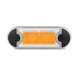 LAMP AMBER FP/EO 9-33VDC 0.5M 2PF