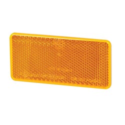 HELLA RETRO REFLECTOR- AMBER 94X44MM