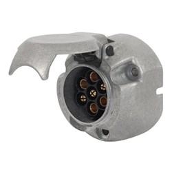 HELLA 7 POLE METAL TRAILER SOCKET