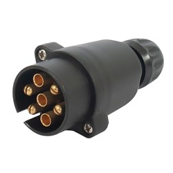 HELLA 7 POLE ROUND PLASTIC PLUG