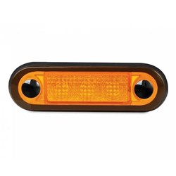 HELLA AMBER NARROW RIM COURTESY LAMP 12V