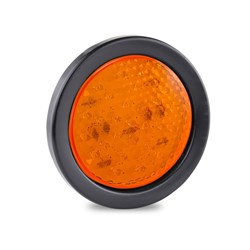 LED AUTOLAMPS 110 SERIES AMBER ROUND REAR INDICATOR WITH GROMMET