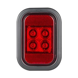 LED AUTOLAMPS 133 SERIES 12-24V RED STOP/TAIL/REF LAMP