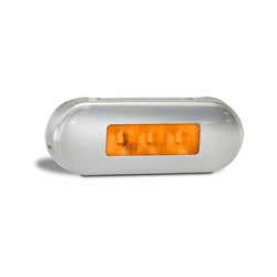 LED AUTOLAMPS 86 SERIES 12-24V AMBER LENS/AMBER SIDE MARKER LAMP