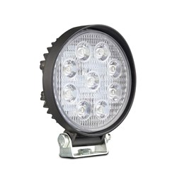 LED AUTOLAMPS HIGH POWERED 27W WHITE ROUND FLOOD LAMP