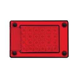 LED AUTOLAMPS J3 SERIES RED STOP/TAIL LAMP