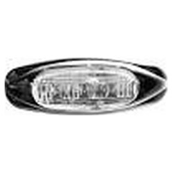 FRONT POS LAMP WHITE WITH CHROME BEZEL