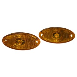 VAN MARKER SIDE LAMP AMBER 1400MM CABLE