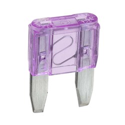NARVA 3 AMP PURPLE MINI BLADE FUSE 5PK