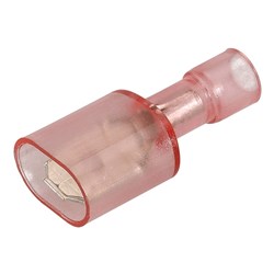 NARVA MALE BLADE TERMINAL RED 6.3MM