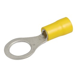 NARVA RING TERMINAL YELLOW 9 5MM