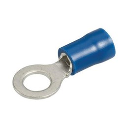 NARVA RING TERMINAL BLUE 5MM 100