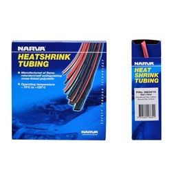 NARVA 10M X 4.8MM RED HEAT SHRINK
