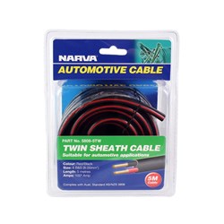 NARVA 100A 8B&S TWIN CORE CABLE 5M