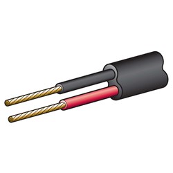 NARVA TWIN CABLE 2MM 5A 30M RED/BLACK