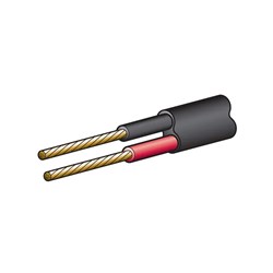 NARVA 10AMP 3MM RED BLACK 2 CORE WIRE
