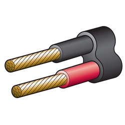 NARVA 50A 6MM TWIN CABLE 30M RED/BLACK