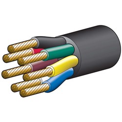 NARVA 15A 4MM 7 CORE TRAILER CABLE 30M