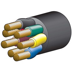 NARVA 55A 6MM 7 CORE TRAILER CABLE 30M
