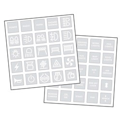 NARVA WHITE STICKER SET SUITS 4WD SW