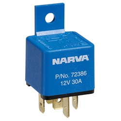 NARVA RELAY 12V 5PIN 30A BLISTER 1