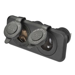 NARVA ACC/ENGEL TWIN SOCKET F/MOUNT