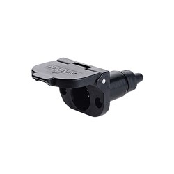 NARVA 7 PIN SML RND PLST SKT BL PK 1