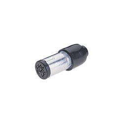 NARVA 7 PIN SML RND METAL PLUG BL 1