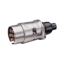 NARVA 5 PIN LARGE ROUND METAL PLUG 1PK