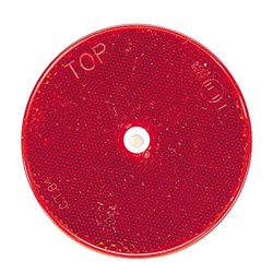 NARVA RETRO REFLECTOR RED 80MM 2PK