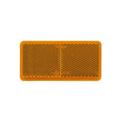 NARVA RETRO REFLECTOR AMBER ADHESIVE 2PK