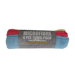 TOWELS MICROFIBRE 6PC