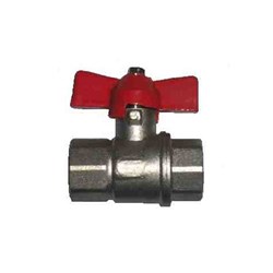 1/2" F/F T HANDLE BALL VALVE
