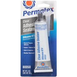 PERMATEX 80050 CLEAR RTV SILICONE 85G