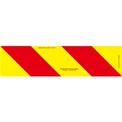 SIGN ZEBRA R/H 400 X 100MM DECAL