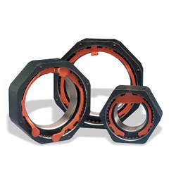 2-1/2" 6 POINT PRO TORQUE AXLE HUB NUT