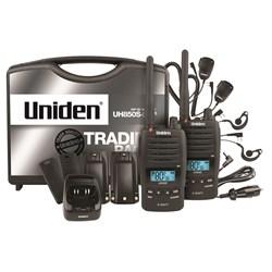 UNIDEN 5W UHF CB HANDHELD- TRADIES PACK
